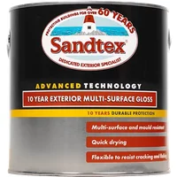 Freshlick Enjoy 24% Discount on Sandtex 10 Year Gloss Paint 750ml Pure White