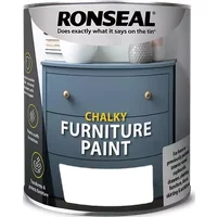 Ronseal Chalky Furniture Paint, English Rose, Chalk Paint Finish for Furniture