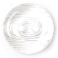 Milward Carded Buttons Round Patterned 2 Hole Clear 12mm Pack of 5