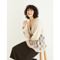 Sirdar Haworth Tweed DK Ladies V Neck Cardigan Pattern 10302 81cm-137cm