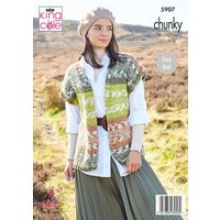 King Cole Nordic Chunky Ladies 5907 Bust Up To 127cm