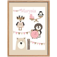 Metryczka Grow Up beige