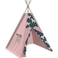 Tipi kolor brązowy tkanina wzorzysta