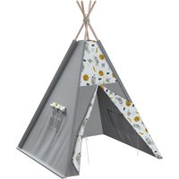 Tipi kolor biały tkanina wzorzysta