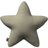 Poduszka Lucky Star kolor beżowy tkanina strukturalna