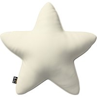 Poduszka Lucky Star kolor kremowy tkanina połyskliwa, welwetowa