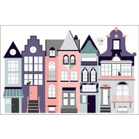 Naklejka Houses I