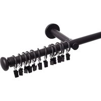 Karnisz pojedynczy Modern black matt 160cm