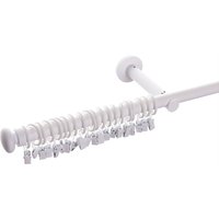 Karnisz pojedynczy Modern white matt 160cm