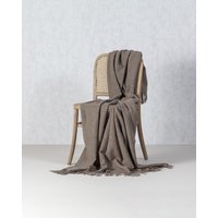 Pled Merinos 140x200 cm melange brown