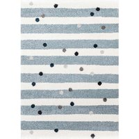 Dywan Stripes and Dots blue 160x230cm