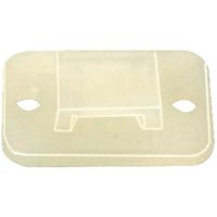 Hellermann TY3G1S-PA66-NA(100) Klebesockel 20x14mm natur 151-11319 (Inhalt 100 Stück)