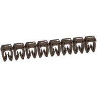 Legrand 038211 Kennzeichnungssystem CAB3 0,5-1,5qmm Ziffer:1 braun (Inhalt 1200 Stück)
