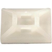 Hellermann MB4CA-PA66-NA(100) Klebesockel 29x29mm natur 151-28459 (Inhalt 100 Stück)