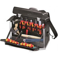 Knipex VDE-Werkzeugtasche Elektro ** Ledertasche 002103LS bestückt