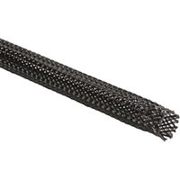 Hellermann HEGPX30-PET-BK 50m Polyester Geflechtschlauch schwarz 170-00300 (Inhalt 50 Stück)