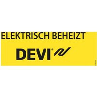 DEVI Kennzeichnungsaufkleber 19-805845 "Elektrisch Beheizt"