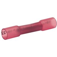 KLAU Stossverbinder 0,5-1qmm 670WS rot E-Cu verzinnt Wärmeschrumpfisolier (Inhalt 100 Stück)