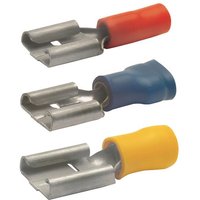 KLAU Flachsteckhülsen 8201A 0.5-1.0QMM (Inhalt 100 Stück)