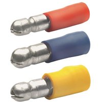 KLAU Rundstecker rot 1020 0,5-1qmm (Inhalt 100 Stück)