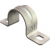 OBO 605 19 G Befestigungsschelle zweilappig 19mm St G 1018191 (Inhalt 100 Stück)