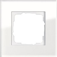GIRA 021112 Abdeckrahmen 1fach Esprit Glas Weiß
