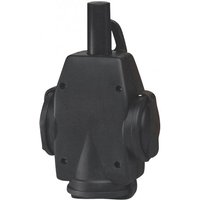 ABL Vollgummi-Schuko- 1473190 Hängekupplung 3f schwarz