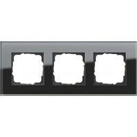 GIRA 021305 Abdeckrahmen 3fach Esprit Glas Schwarz