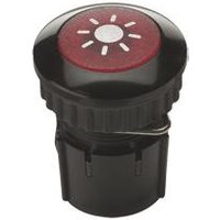 GRO Klingeltaster mit Beleuchtung 63032 Protact 100 LED rot/aluminium-schwar