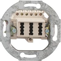 RB Anschlussdose TAE 3x6 NFN UP0 Sockel reinweiss rw 102 105 17