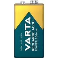 VARTA POWER Akku E-Block 9V 56722 200mAh Kartonware / Tray 56722101111 (Inhalt 20 Stück)