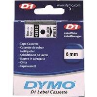 DYMO D1-Schriftband S0720780 6mm x 7m schwarz auf weiß
