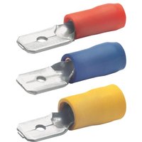 KLAU Flachstecker 1,5-2,5qmm 8303B Pa/Pvc Cuzn verzinnt STECKB=4,8MM (Inhalt 100 Stück)