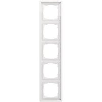 GIRA 0215112 Abdeckrahmen 5fach Flächenschalter Reinweiß glänzend