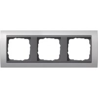 GIRA 021306 Abdeckrahmen 3fach Zwischen rahmen AN Event Farbe Alu