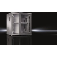 Rittal FlatBox 600x358x600mm DK 7507100 6HE 19z Profilschiene vorne Sichttür