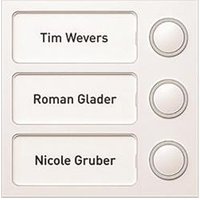 Ritto Portier Tastenmodul 1875370 (3Tasten) weiß