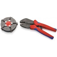 Knipex MultiCrimp-Zange 250mm 973302 mit Wechselmagazin und 5 Crimpeinsätzen