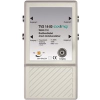 AXING CATV-Verteilverstärker TVS 14-00 4fach f.kleine CATV-Netze
