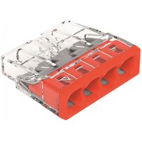 WAGO 2273-204 COMPACT-Verbindungsdosen- klemme,für eindrähtige Leiter,max.2,5mm² (Inhalt 100 Stück)