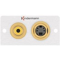 KIND Konnect 50 alu - Video/ 7444000505 S-Video Blende 1/2 50x50 m.Kabelpeitsche