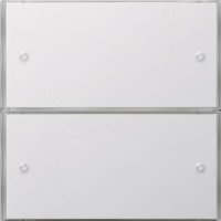 GIRA 2032112 Tastsensor3 Komfort 2fach KNX Flächenschalter Reinweiß glänzend