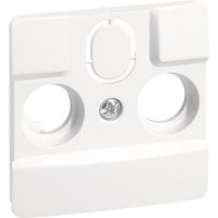 Legrand 664767 TV-R-SAT-Abdeckung 2-/3-Loch Öffnung ausbrechbar ultraweiß