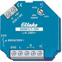 Eltako SDS61/1-10V Steuer-Dimmschalter (V) f.EVG 1S 600VA 61100800