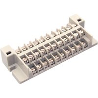CobiNet 102054 DIN-Anschlussleiste 10DA Schraub-/ Schraubanschluss Bef.maß:96mm