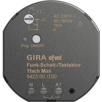 GIRA 542300 eNet Funk Schalt-/Tastaktor 1fach Mini