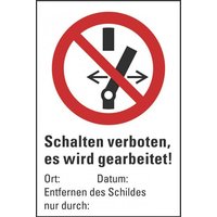 HEIN 183107 Verbots- HEIN_183107 Kombischild Schalten verboten ASR