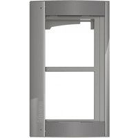 BTicino 350223 Abdeckrahmen 2M m.Träger f.Türstation SFERA Aluminium Allstreet