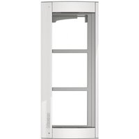 BTicino 350232 Abdeckrahmen 3M m.Träger f.Türstation SFERA Aluminium Allwhite