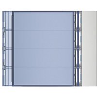BTicino 352041 Frontblende Ruftasten- modul SFERA 4RT Allmetal